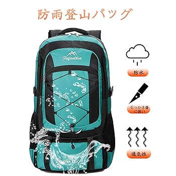 Amazon.co.jp: [RaoRanDang] 登山リュック 防水軽量耐久性75L大